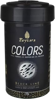Ração Para Peixes Black Line Colors 35g Poytara