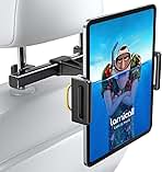 Lamicall Car Tablet Headrest Holder - Car Back Seat Headrest Tablet Mount Stand for Kids, Road Trip Essentials, Compatible with 2024 iPad Pro 11/13