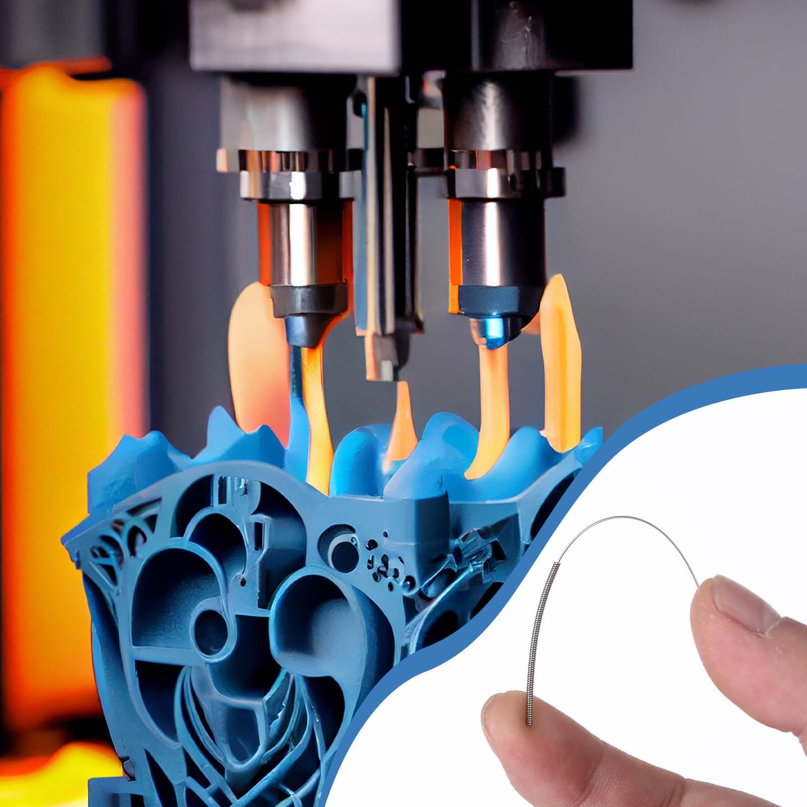 Düsen-Reinigungsset Für 3D-Drucker – 10 Nadeln (0,2–0,6 Mm) Aus Wolframstahl, In Box – Für Verstopfte Extruder-Düsen
