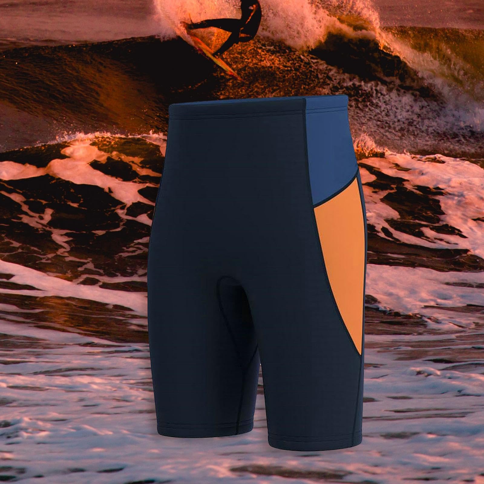 harayaa Short de plongée pour hommes, short en néoprène de 3mm, pantalon de combinaison humide pour surfer sous l'eau