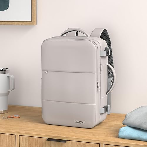 Miniatura 2 de Taygeer Mochila para laptop para mujer, mochila para artículos esenciales universitarios con compartimento para laptop de 15.6 pulgadas, mochila de