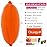 Springy Afro Twist Hair 24 Inch 3Packs, Afro Twist Hair Pre Fluffed Spring Twist Hair Pre Separated Wrapping Hair for Soft Locs Hair Extensions (24 Inch (Pack of 3), Orange)