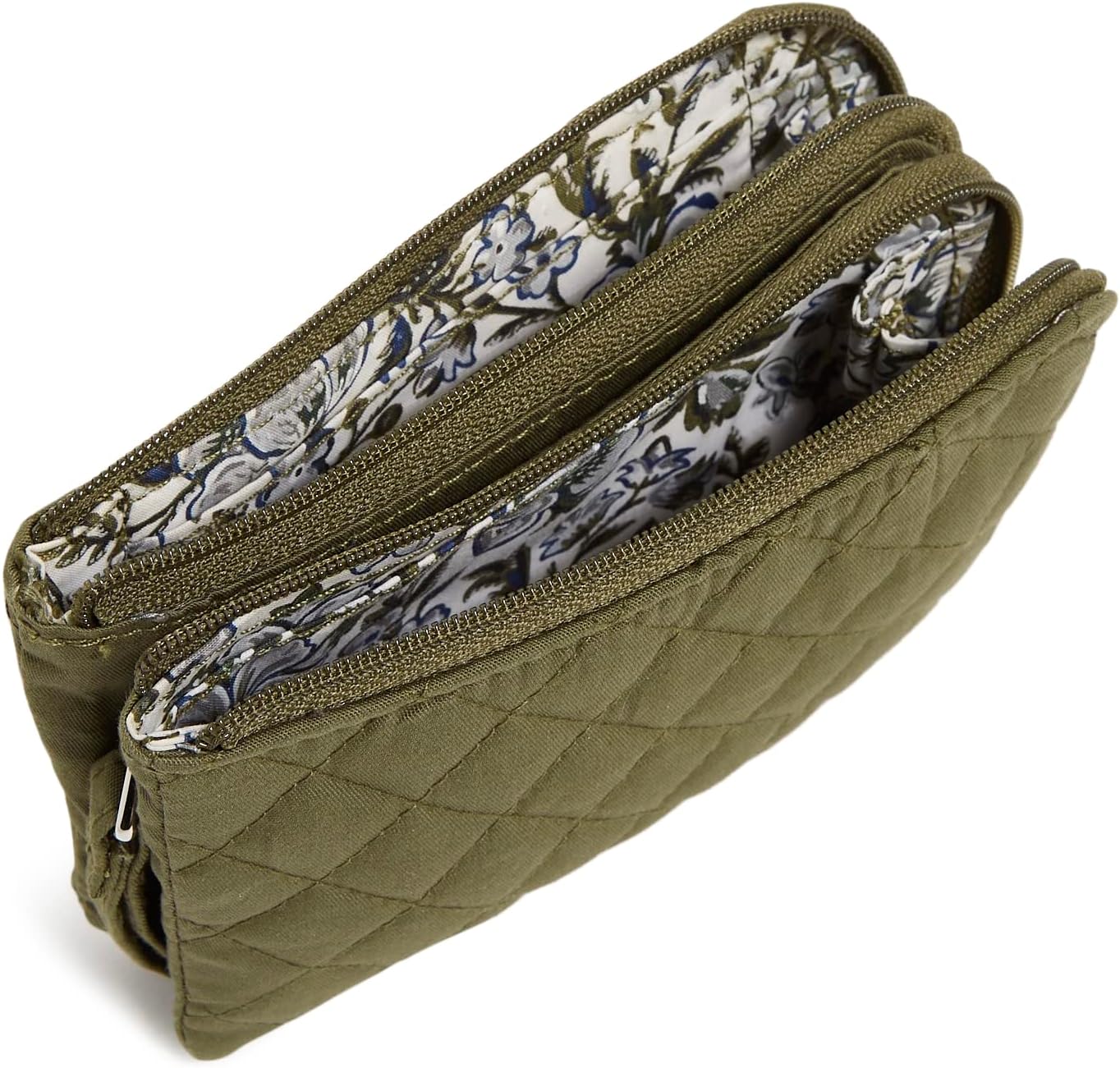 Vera Bradley Women's Cotton Double Zip ID Case Wallet With RFID Protection - Image 2