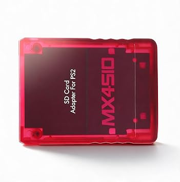 Zunate MX4SIO SIO2SD Reader Adapter, Hand Made Stable Replacement MX4SIO TF Adapter for Red
