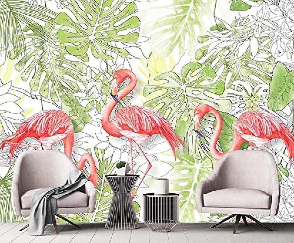 Amazon 植物緑フラミンゴ花壁紙壁壁紙装飾3d壁紙ペーストリビングルーム寝室の壁壁画 300cmx210cm 壁紙 Amazon 植物緑フラミンゴ花壁紙壁壁紙装飾3d壁紙ペーストリビングルーム寝室の壁壁画 300cmx210cm 壁紙