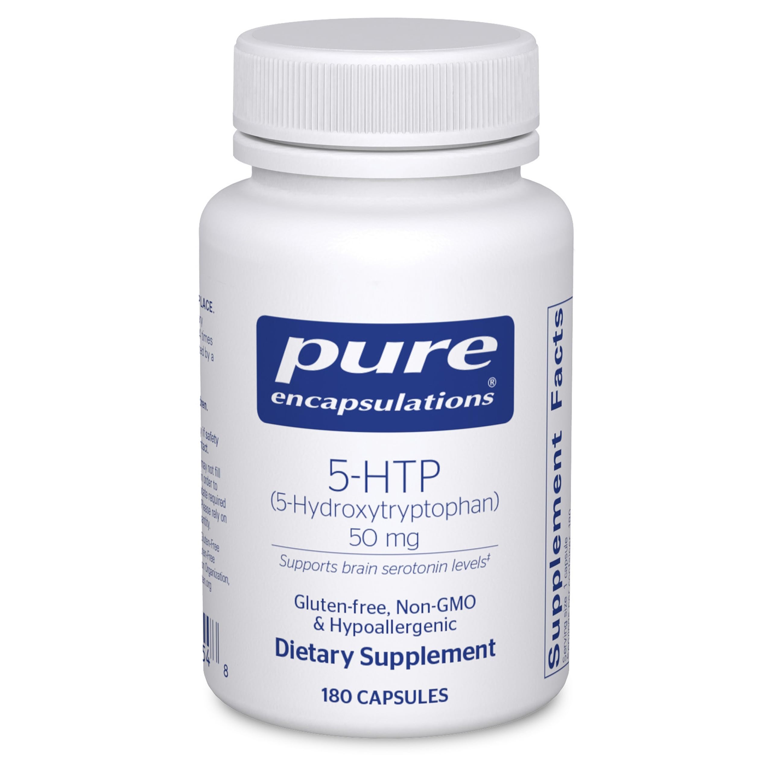 Pure Encapsulations 5-HTP 50 mg, 180 Capsules 180 Count (Pack of 1)