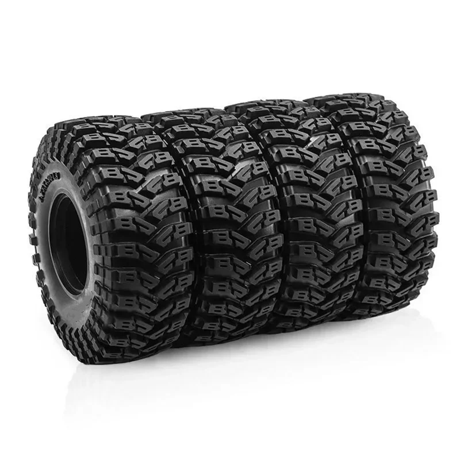 Per SCX10 90046 D90 Per TRX4 Per TRX6 4PC 1.9 "Pelle Pneumatici Arrampicata Scalatore Modello Accessorio Modificato Sostituzione Cingolati Camion Pneumatici Auto RC