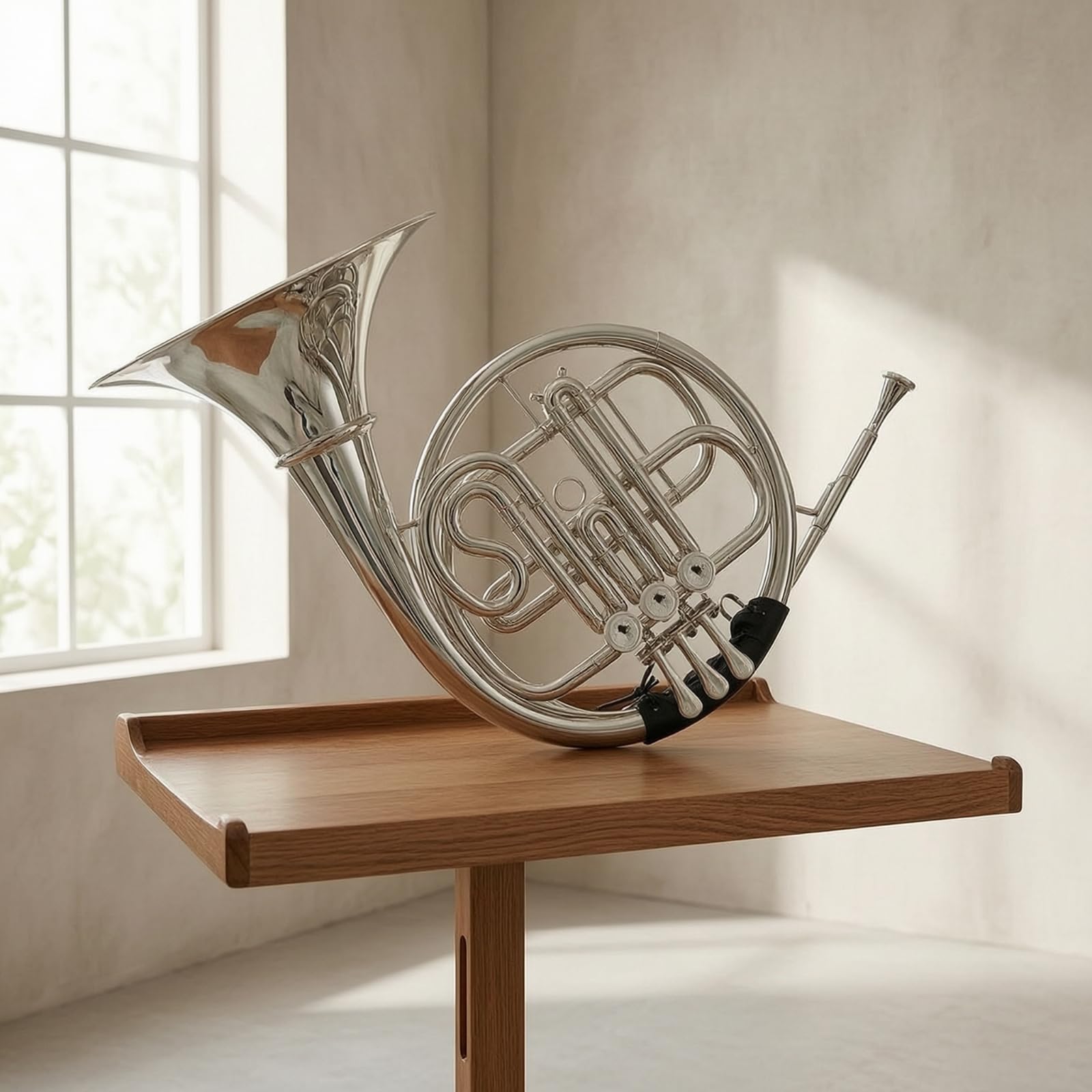 Harilla Corno Bb Ottoni Strumento a Fiato Tromba Tuba Bocchino Campana Svasata Tubo Lungo Corpo Circolare Bilanciato con Borsa Panno Guanti Adatto per Principianti Professionisti Esibizioni