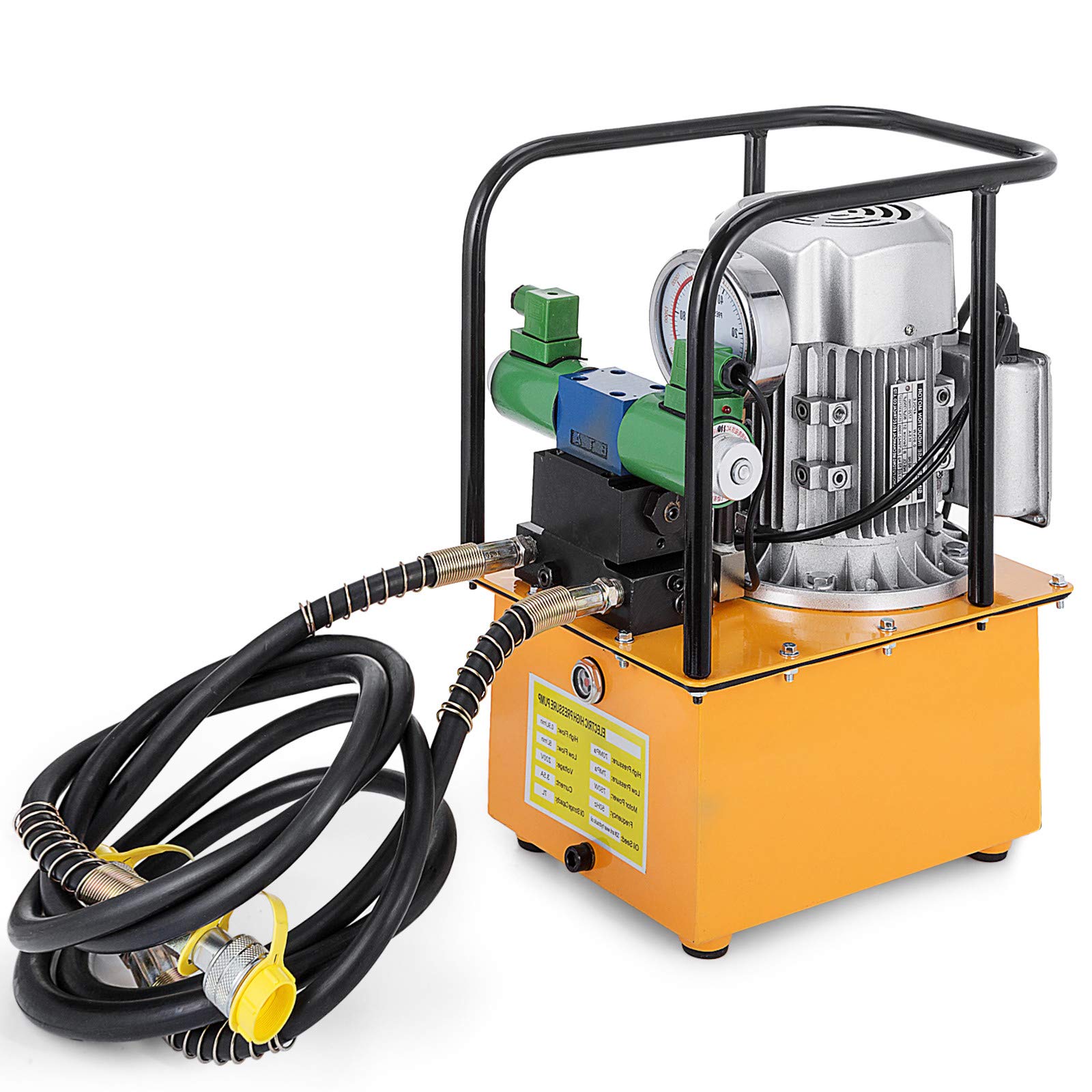 VEVOR Elektrisch Angetriebene Hydraulikpumpe Doppeltwirkend Magnetventil DB075 750W