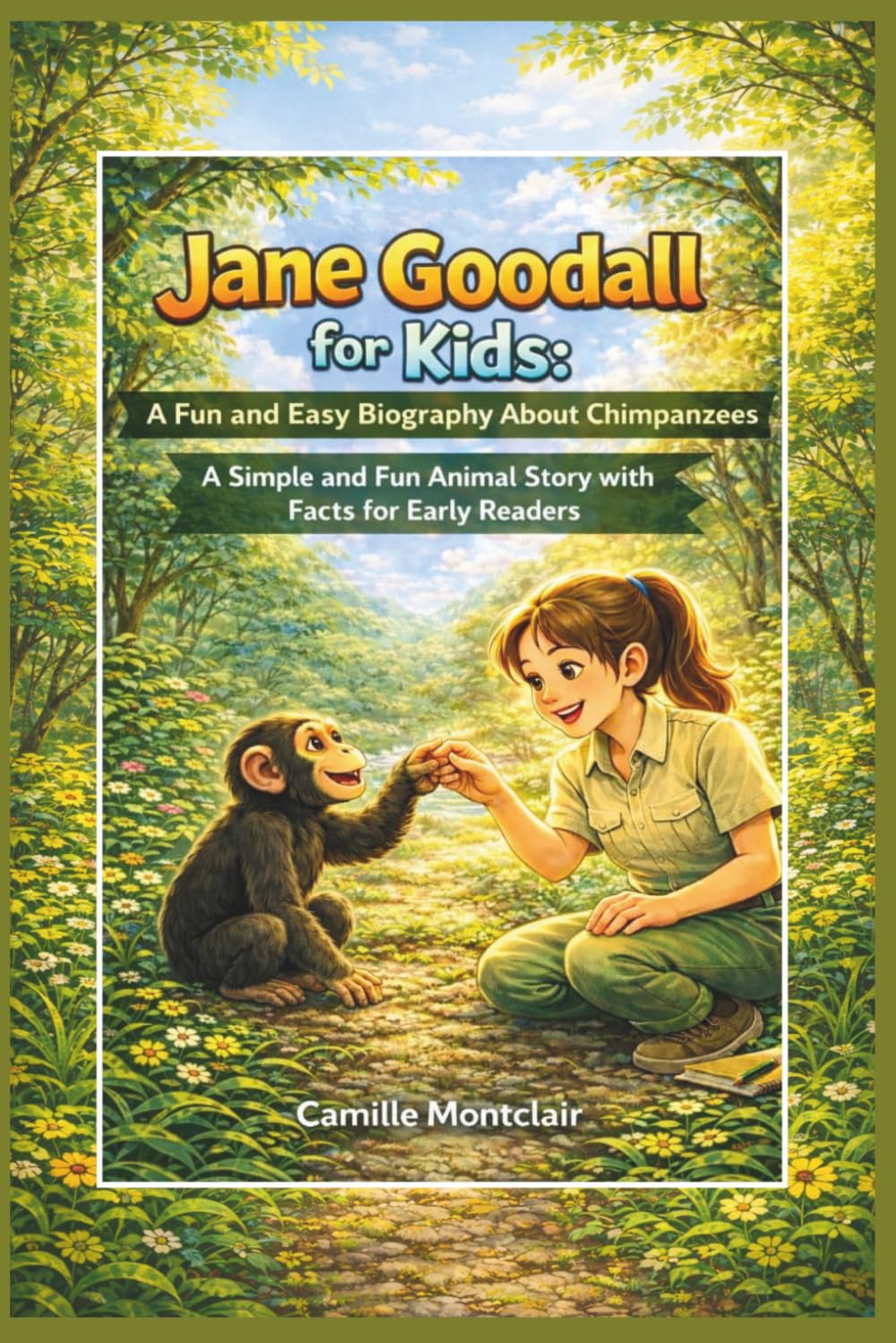 Jane Goodall for Kids: A Fun and Easy Biography About Chimpanzees: A Simple and Fun Animal Story with Facts for Early Readers