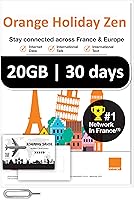 Vista 13 de Orange Holiday Worldwide Tarjeta SIM prepagada de 20 GB de datos de Internet durante 30 días en 4G/LTE Conexión compartida de datos permitida