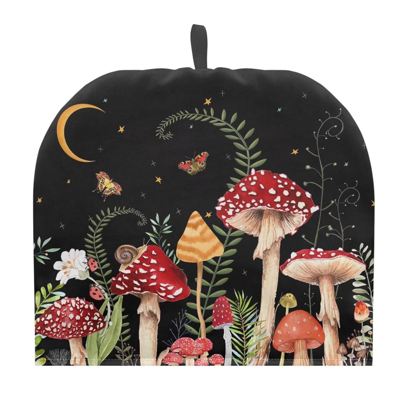 Psesaysky Mushroom Tea Cozy for Teapot Large Teapot Cover Dust Cover Decorative Teapot Cozy Kettle Cover to Keep Clean Insulated Teapot Cover