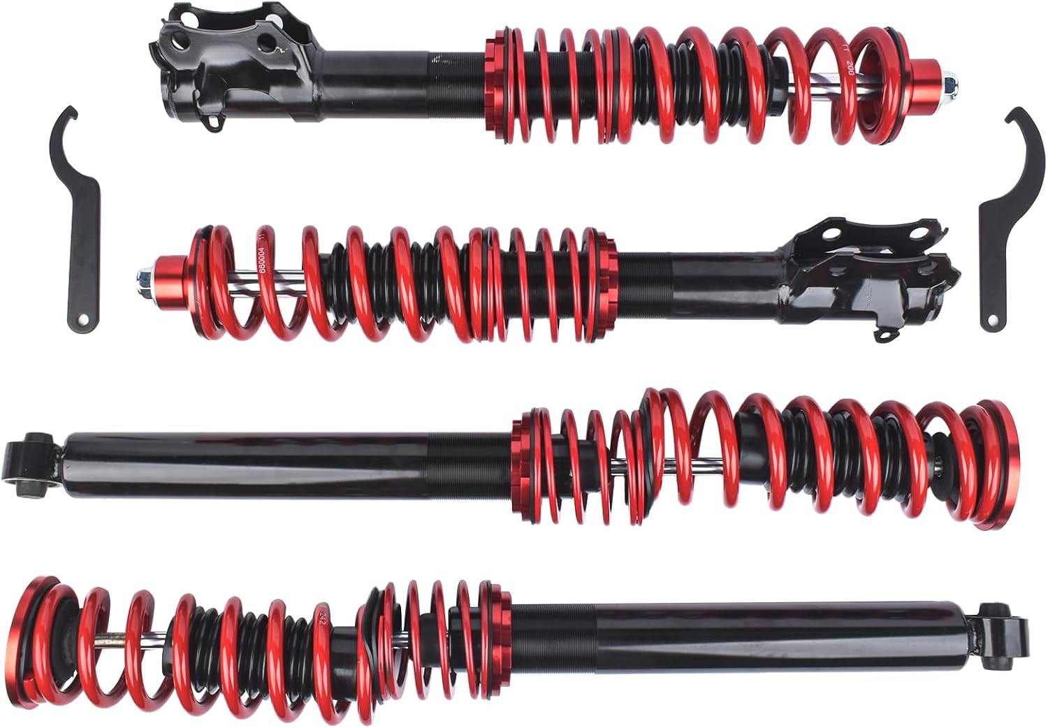 Adjustable Height Coilover Suspension Strut Lowering Kit Replacement for Volkswagen Golf MK2 Mk3 / Jetta II III/Carrado 1988-1995