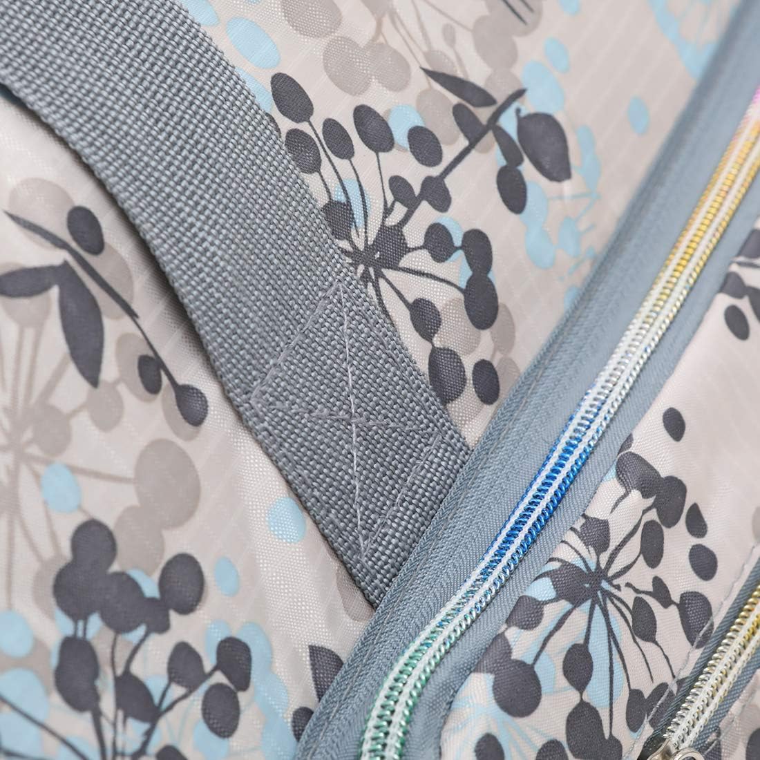 22" Foldable Large Travel Duffel Duffle Bag Sports Gym Tote Bag For Women Overnight Carryon Weekend Bag Shoulder Bag Water Resistant - Image 5