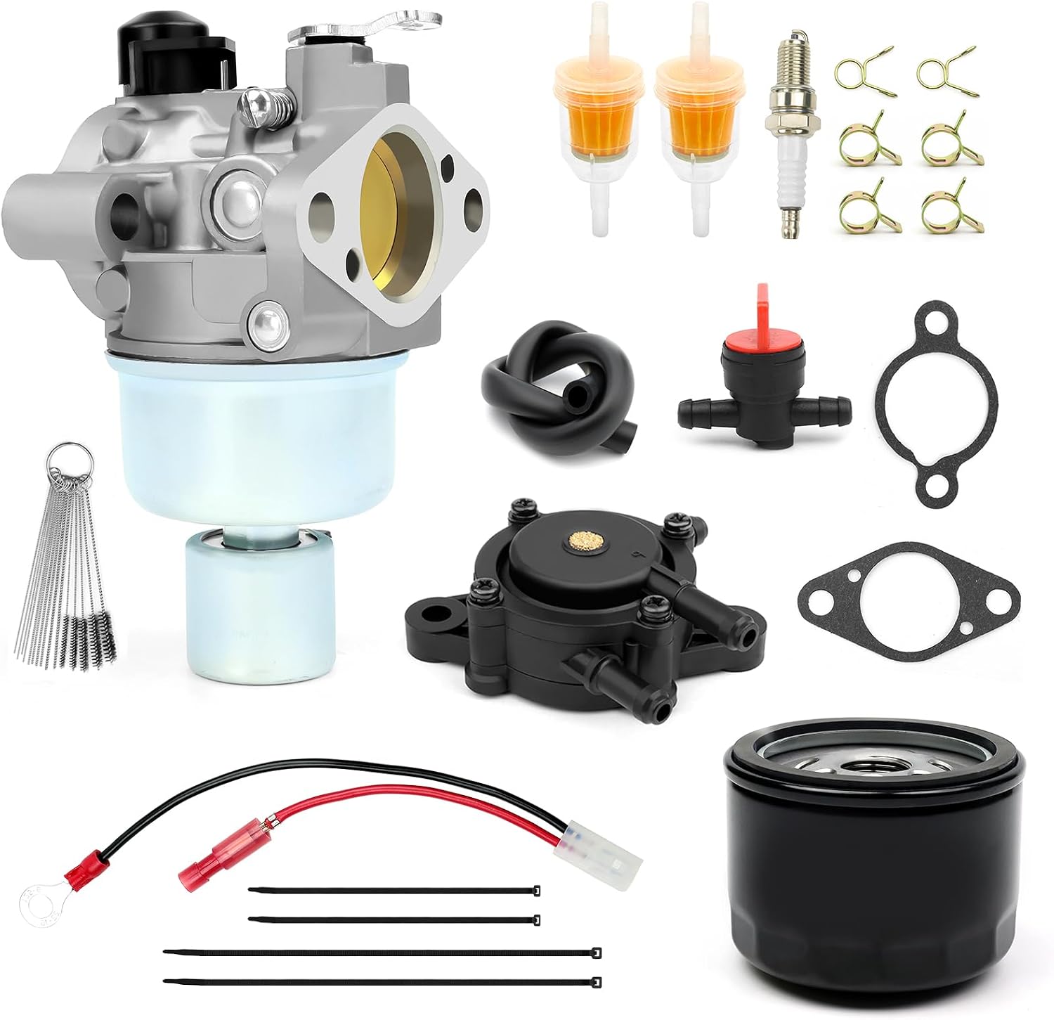 Carburetor Air Filter Oil Filter Fuel Pump For Kohler CV460S CV15S 41523 15HP For John Deere GT225 LX255 LX266 LT160 12-853-56-S 12-853-81-S 12-853-93-S 12-853-178-S 42-853-03-S