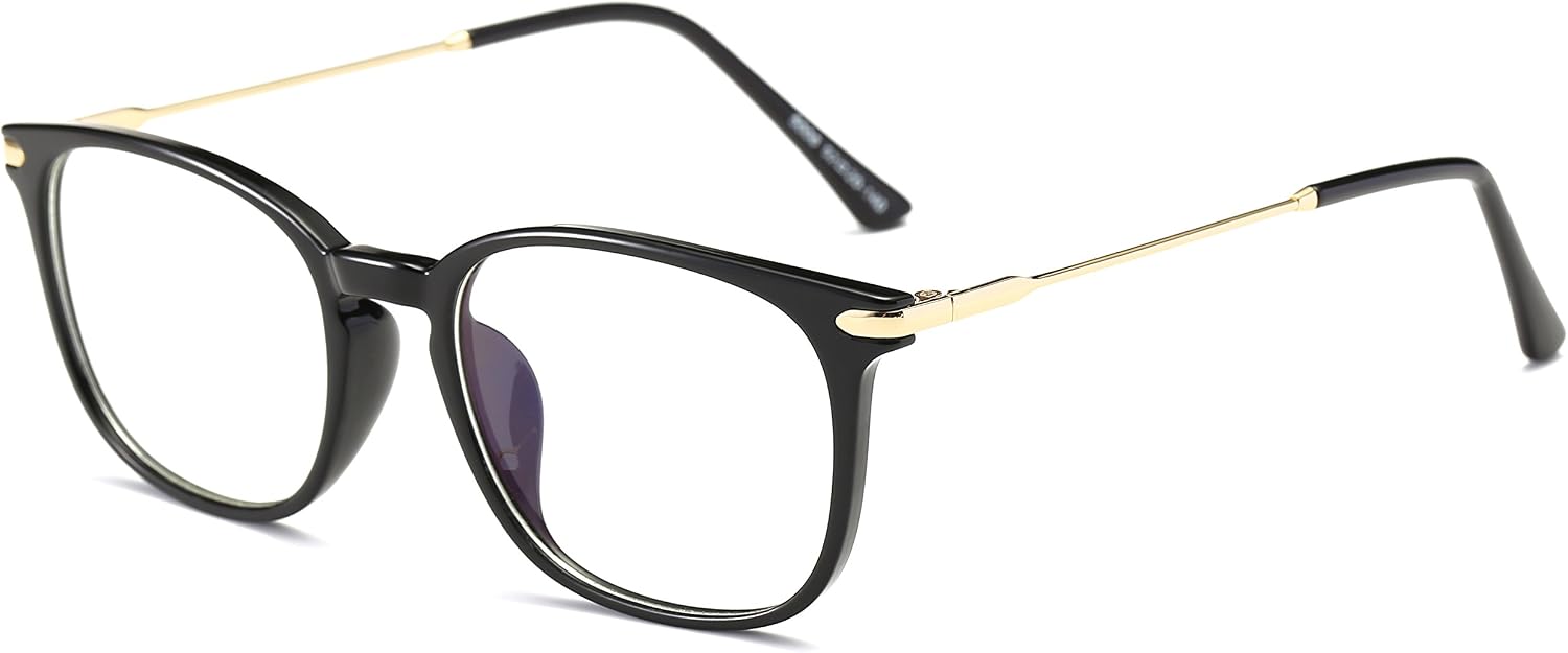 Simvey Blue Light Blocking Glasses TR90 Frame Classic Computer Gaming Glasses for Women Men