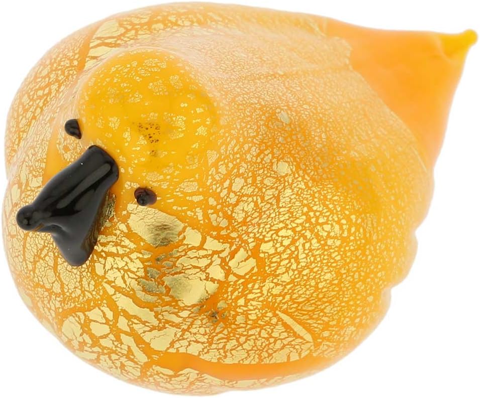 Glass Of Venice Murano Glass Bird - Yellow