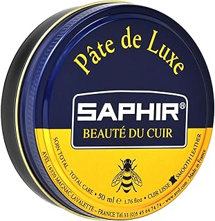 [サフィール] 鏡面磨き ワックス エントリーモデル ビーズワックス ポリッシュ カルナバワックス ハイシャイン 高級 つや出し 靴墨 シューズワックス 鏡面仕上げ 靴磨き 革靴 光沢