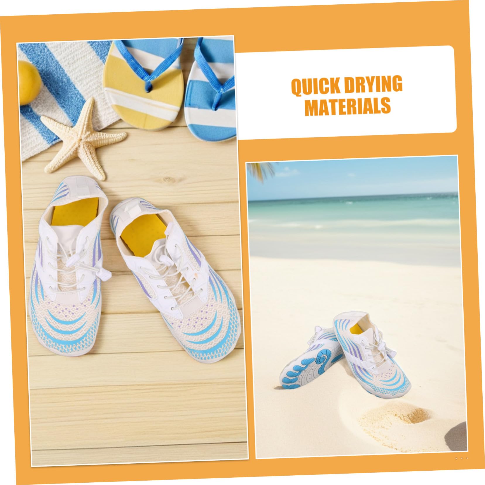 ibasenice Unisex Barfuß Wasserschuhe Strandschuhe Schnell Trocknend Atmungsaktiv Wassersportschuhe für Schwimmen Kajak Surfen