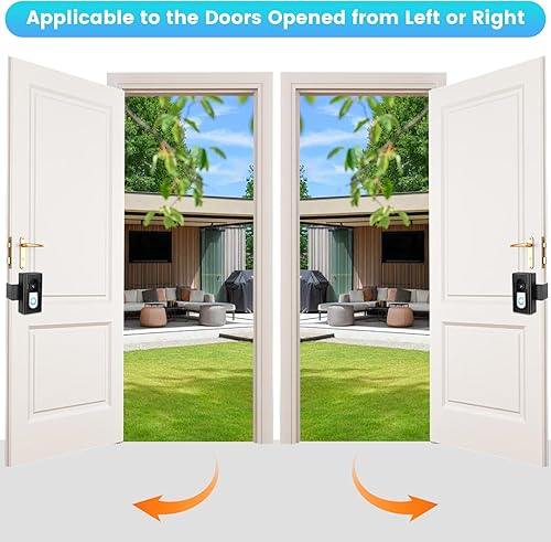 Miniatura 6 de Soporte de timbre de video antirrobo, compatible con timbre de video inalámbrico RingBlink 433 Plus21(versión 2020), soporte sin taladro para