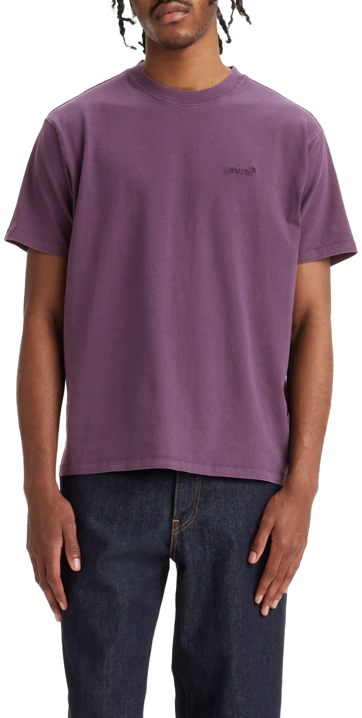 Levi's Men's Red Tab Tee T-Shirt, GD Vintage Violet, M