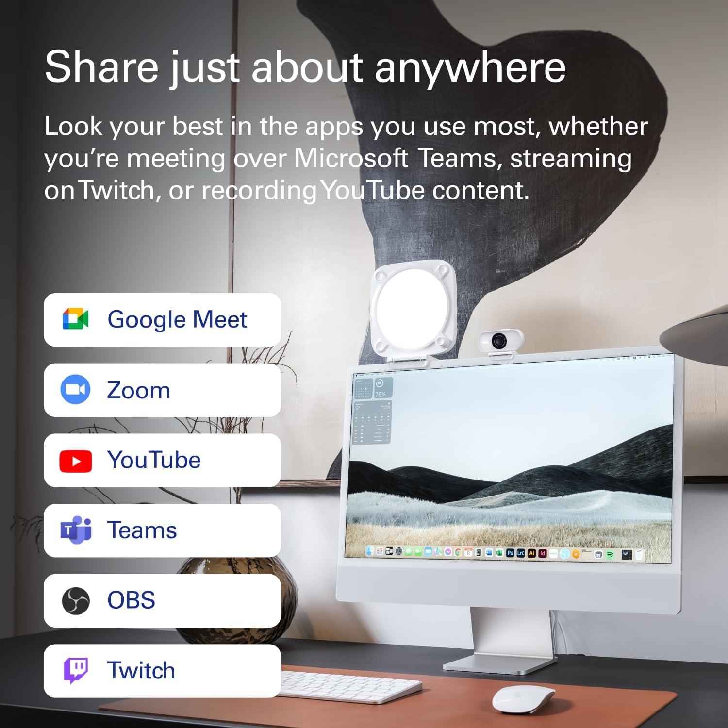 Elgato Neo Video-Lighting Bundle - Facecam Neo Full HD Webcam (Light Correction), Key Light Neo (Onboard Controls) - Video Calls, Recording - Zoom, Teams - Plug & Play on PC/Mac/Laptop/Ipad