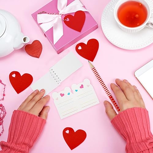 Miniatura 6 de Whaline Paquete de 24 artículos de papelería para el día de San Valentín blocs de notas de animales regla tarjetas de felicitación lápices bolsas de