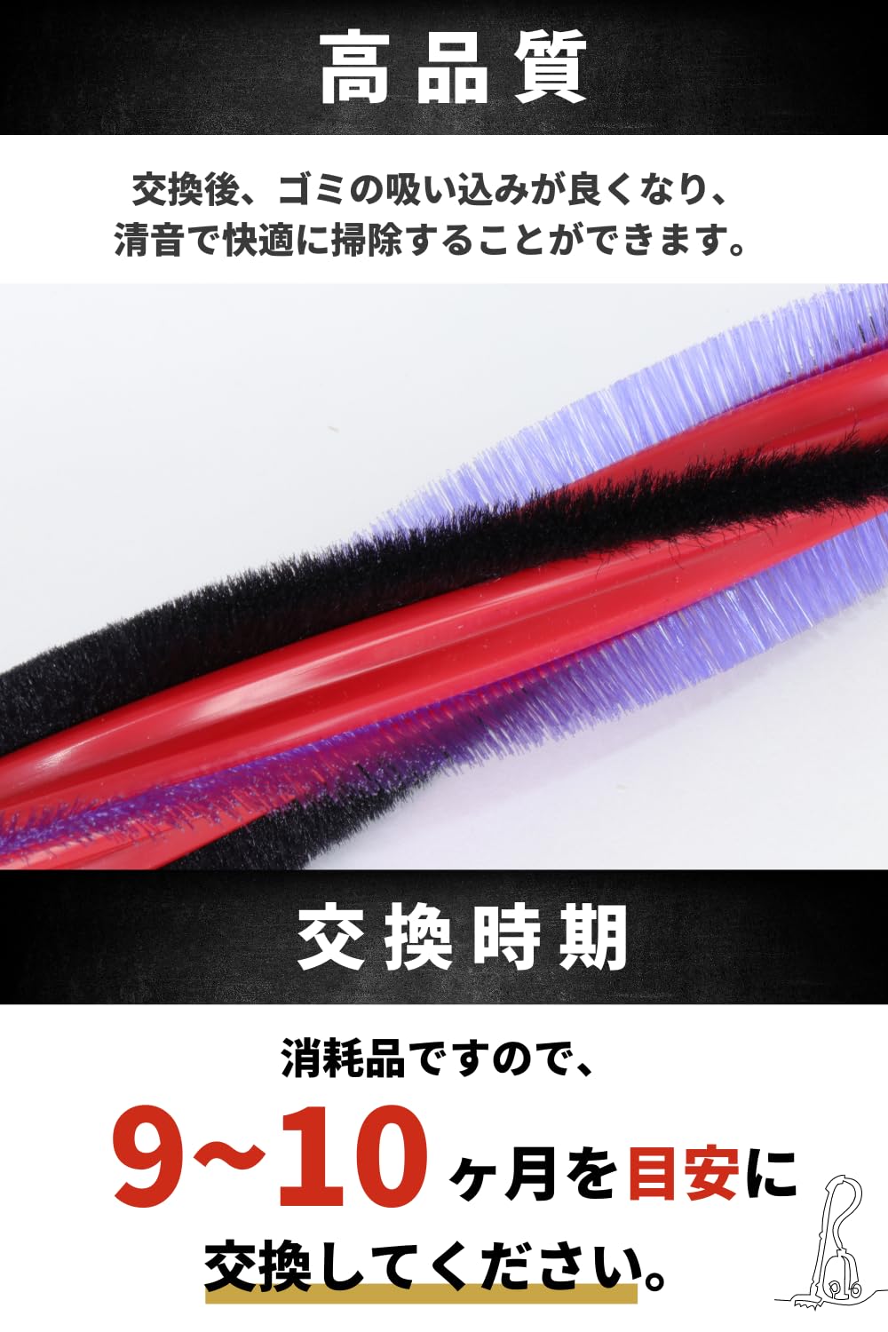 Amazon | [bumbee] 掃除機回転ブラシ タービンヘッド用 交換パーツ