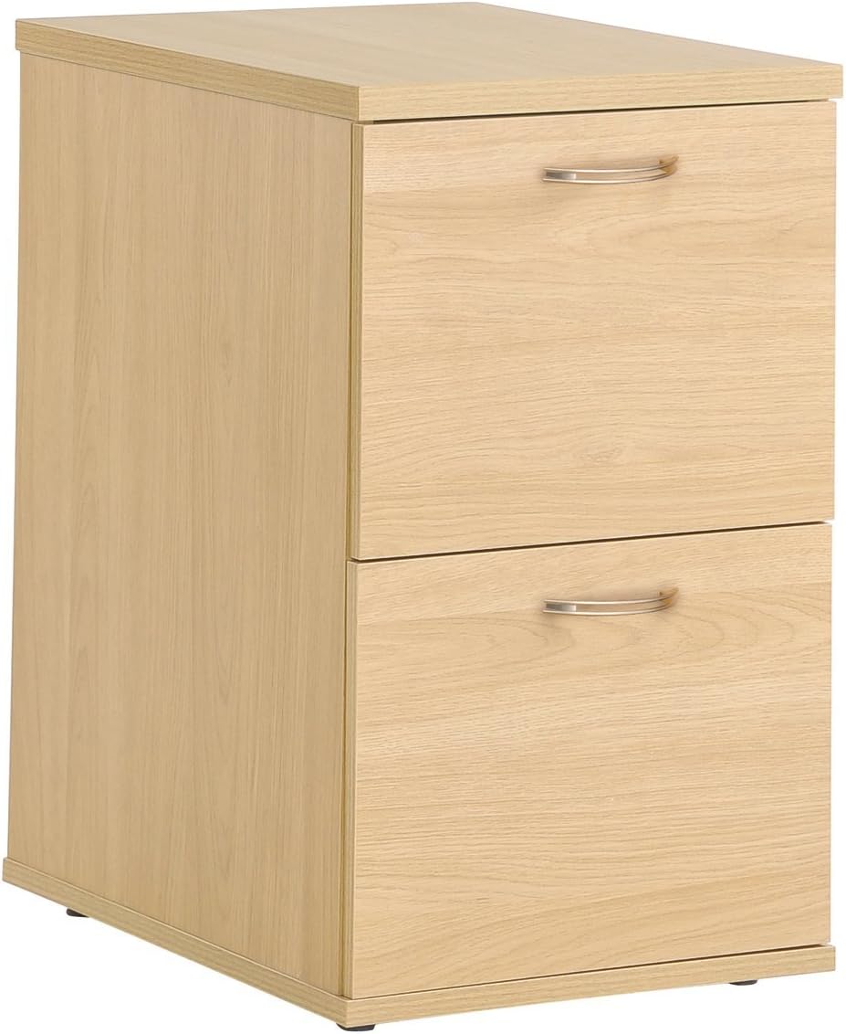 DAMS Home Office 2 Drawer Filing Cabinet-Beech, Oak, 60x41x69.4 cm