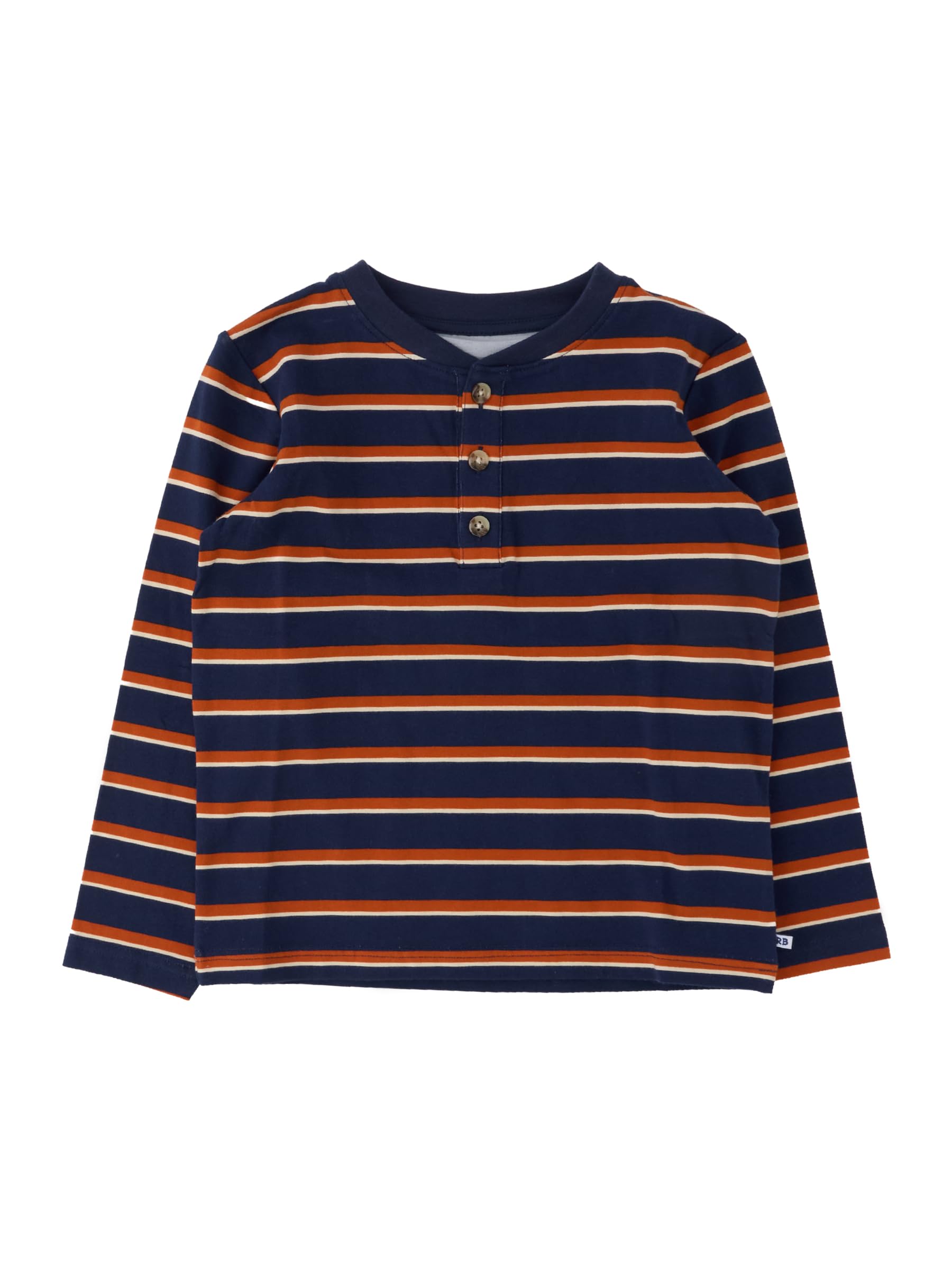 RUGGEDBUTTS Baby/Toddler Boys Long Sleeve Henley Tee - Knit Henley Shirt