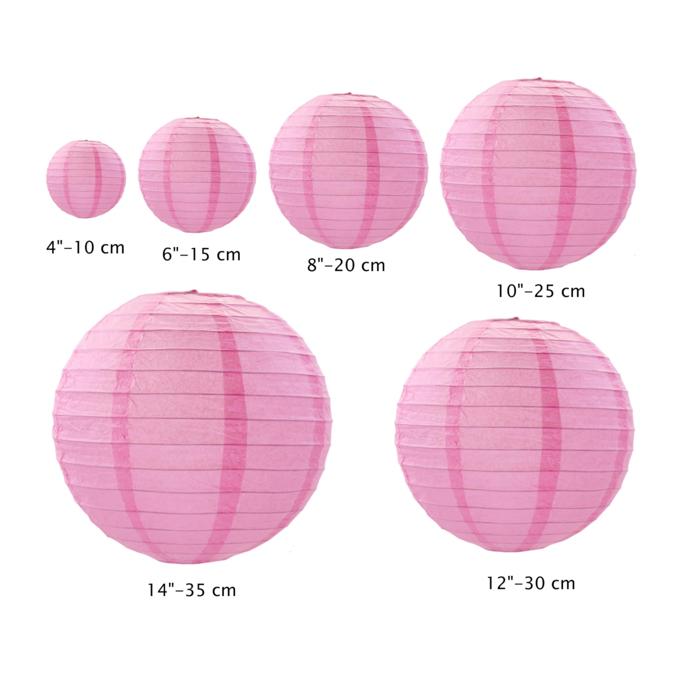 10 stuks 3-inch mini-ronde lantaarns, stoffen lantaarns, kleine