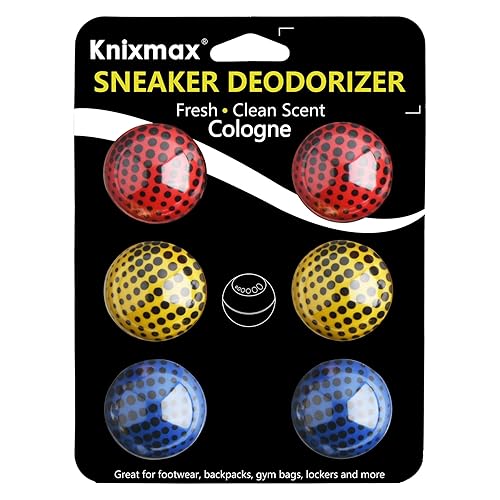 Knixmax Sneaker Deodorizer Shoe Freshener Balls, Odor Eaters for Shoes