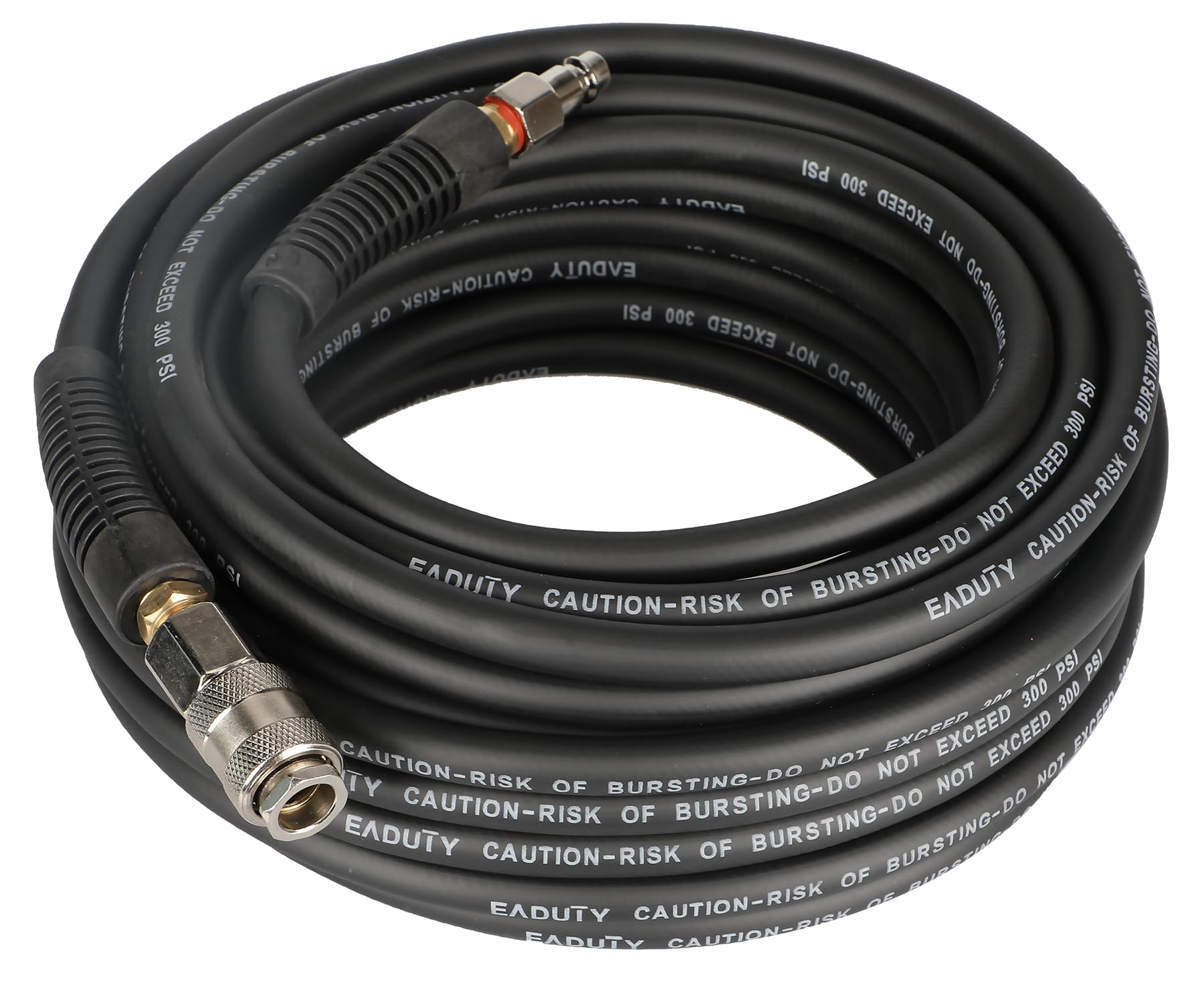 EADUTY Air Compressor Hose, Heavy Duty Hybrid Air Hose 1/4" I.D by 15 M Length