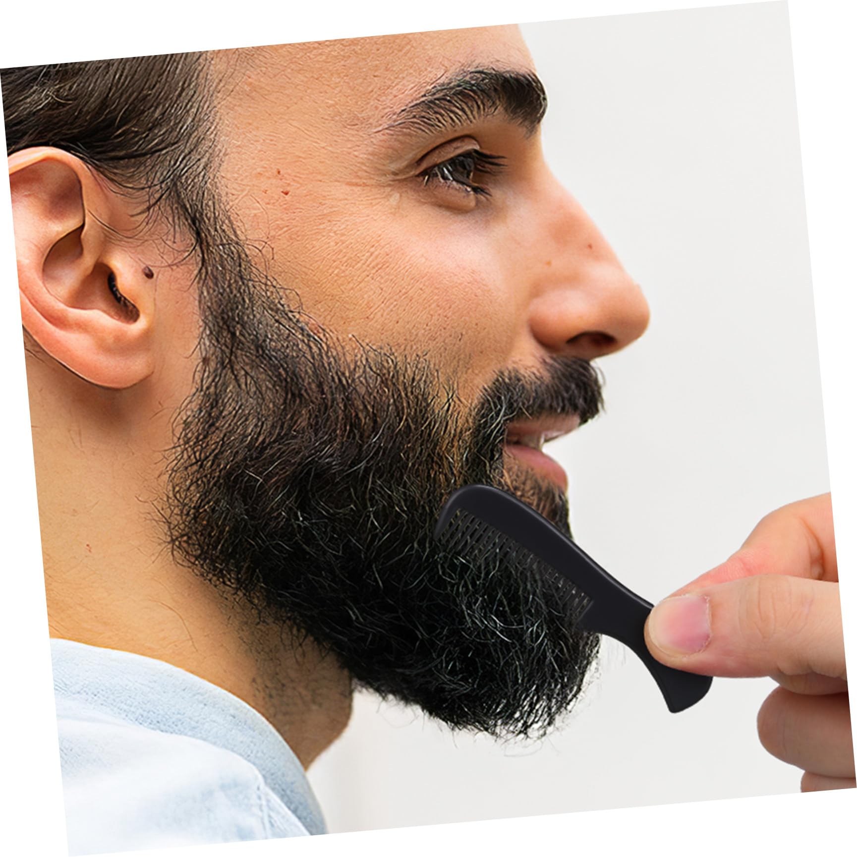 FRCOLOR 40pezzi Pettine Per Barba e Pocket Da Design Ergonomico Per Stile e Pettini Per Uomo Manutenzione Facile e Pratica Per Viaggi e Uso Quotidiano