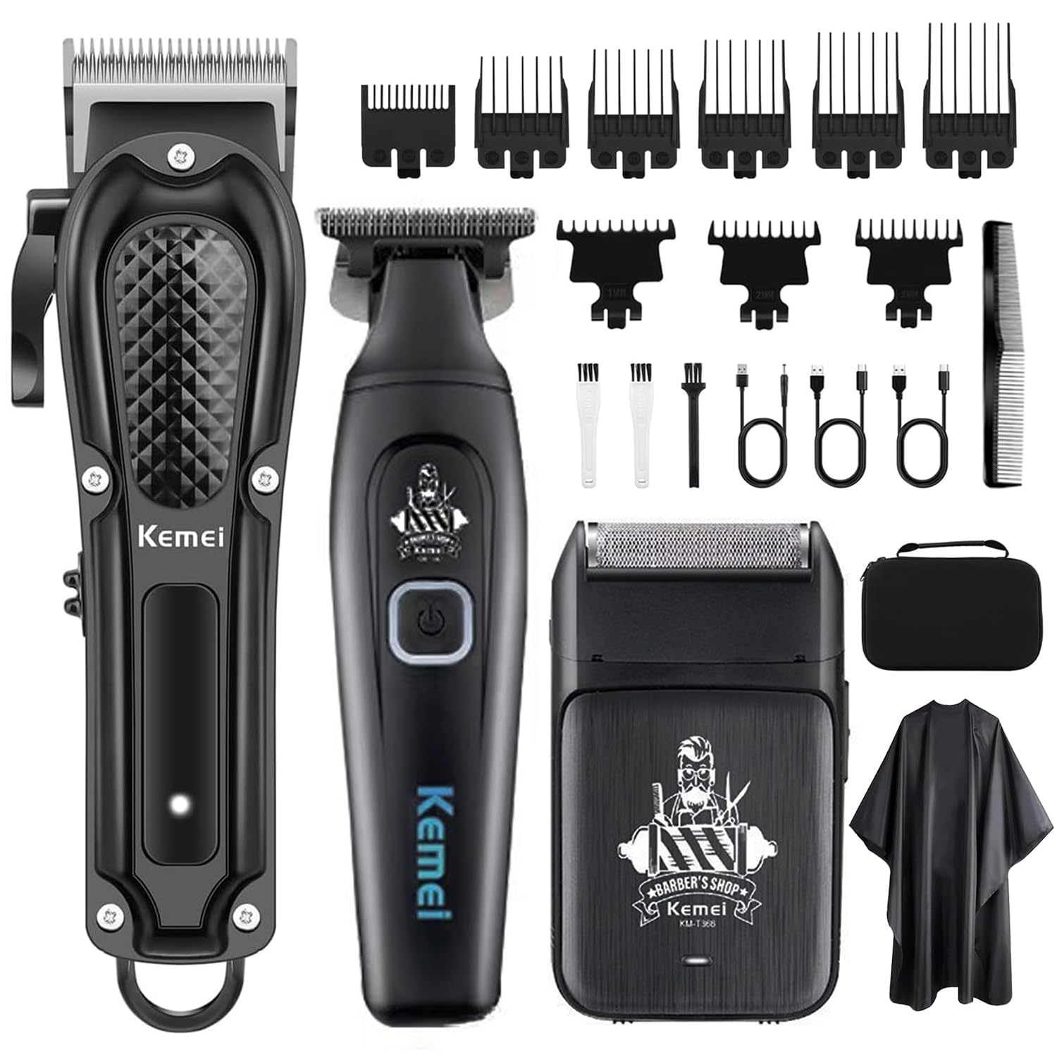 未使用Kemei バリカンセット KM-1071 KM-1747 KM-T366 Amazon.co.jp: KEMEI コードレスバリカン 男性用 ひげトリマー 電動