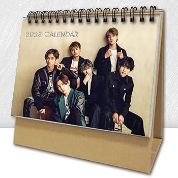 Amazon.co.jp: SixTONESカレンダー 2025年 卓上カレンダー 周