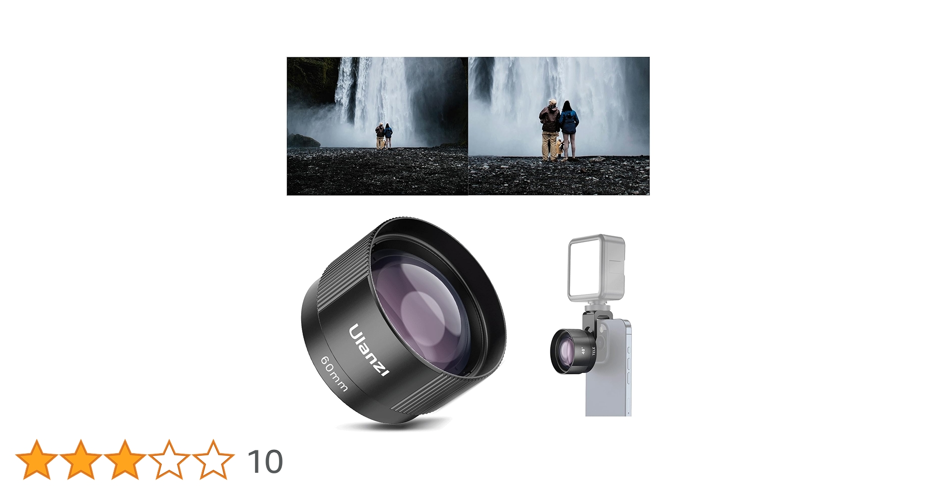 Amazon.co.jp: Ulanzi CL-006 スマホ 望遠レンズ 60mm 高倍率HD2