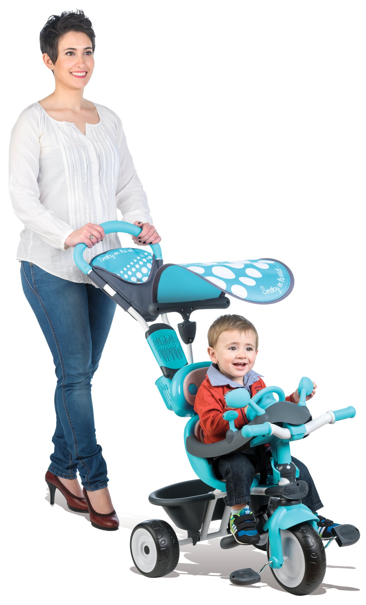 Smoby 740601 - Baby Driver Komfort Blau