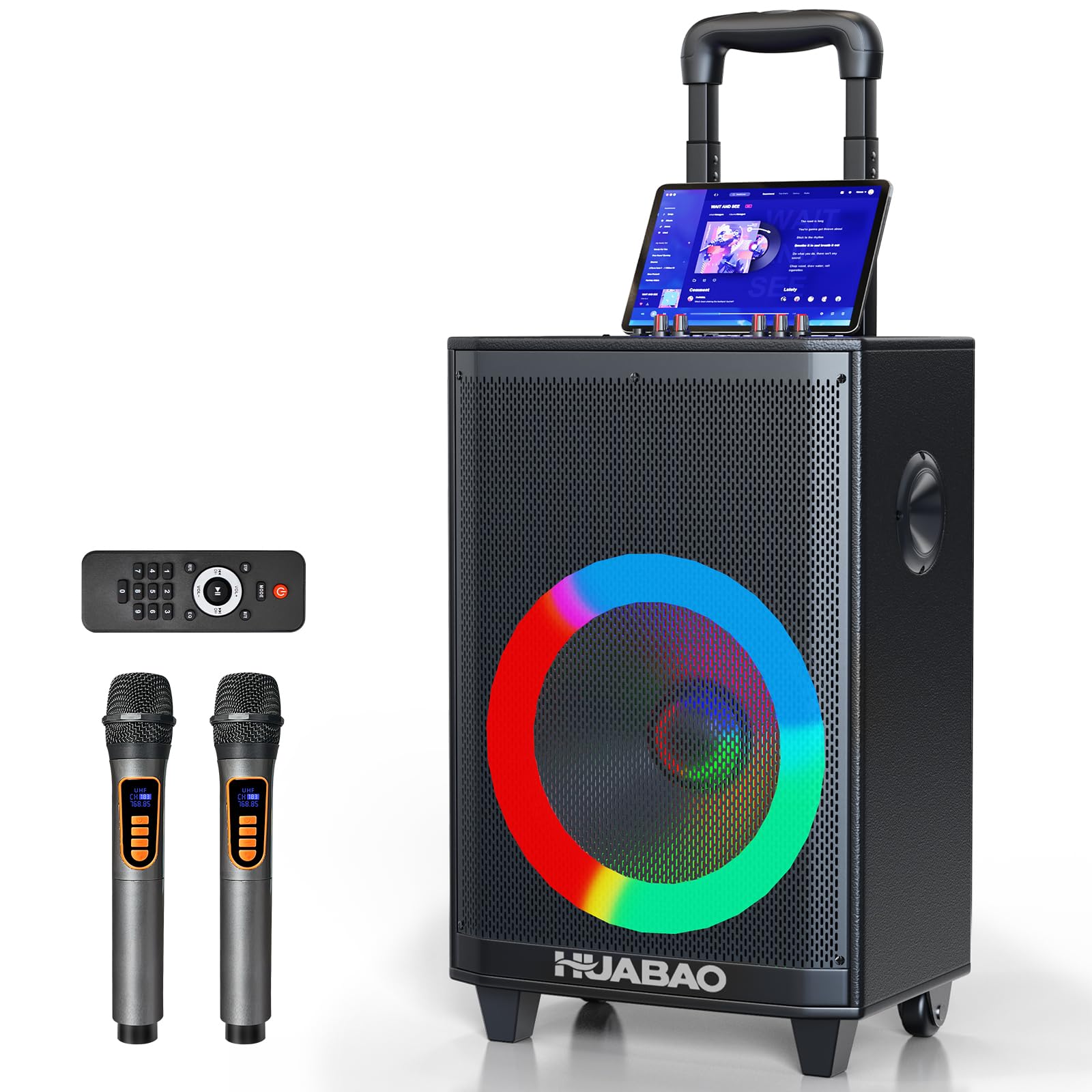 Amazon.com: Large Bluetooth Karaoke Speaker with 2 Wireless