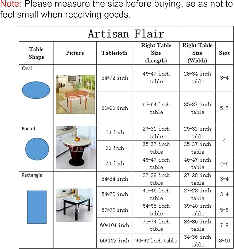 Miniatura 2 de Artisan Flair Protector de mantel de vinilo transparente para cocina, impermeable, transparente, cuadrado, 54 x 54 pulgadas