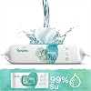 Prima Wet Towel Wipes Aqua Pure 48 Leaves Single Package 3 pack