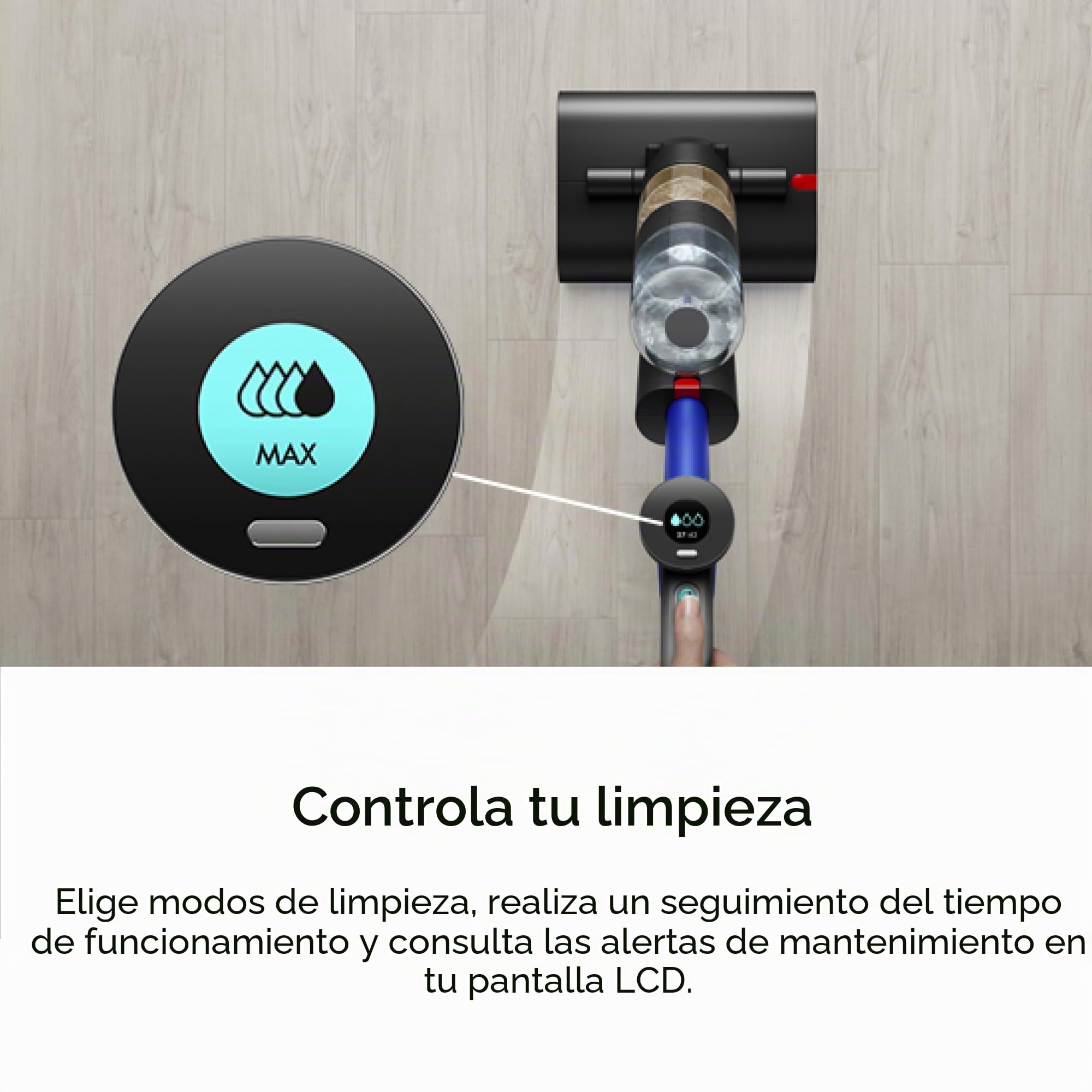 Dyson Aspiradora húmeda WashG1 (Negro Mate/Ultra Azul)