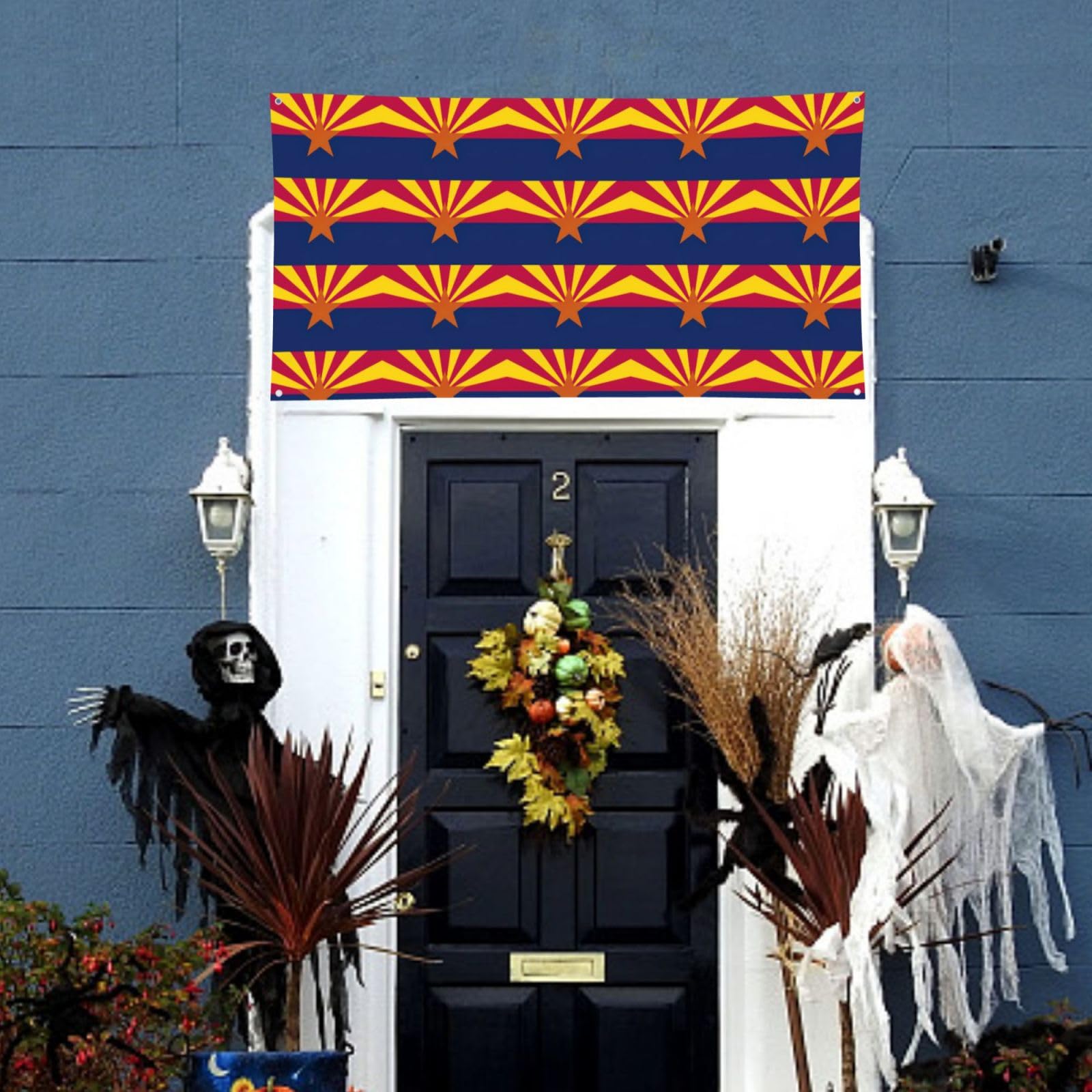 Bandera del estado de Arizona, decoración de fiesta, divertida pancarta de cumpleaños, adecuada para fiestas y eventos temáticos