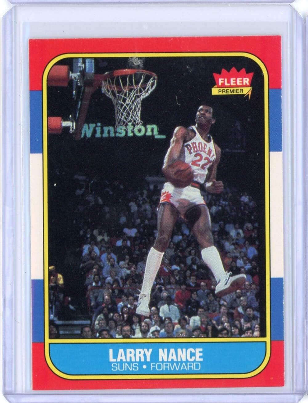 Vintage 1986 Fleer Larry Nance #78 Rookie RC Basketball Card