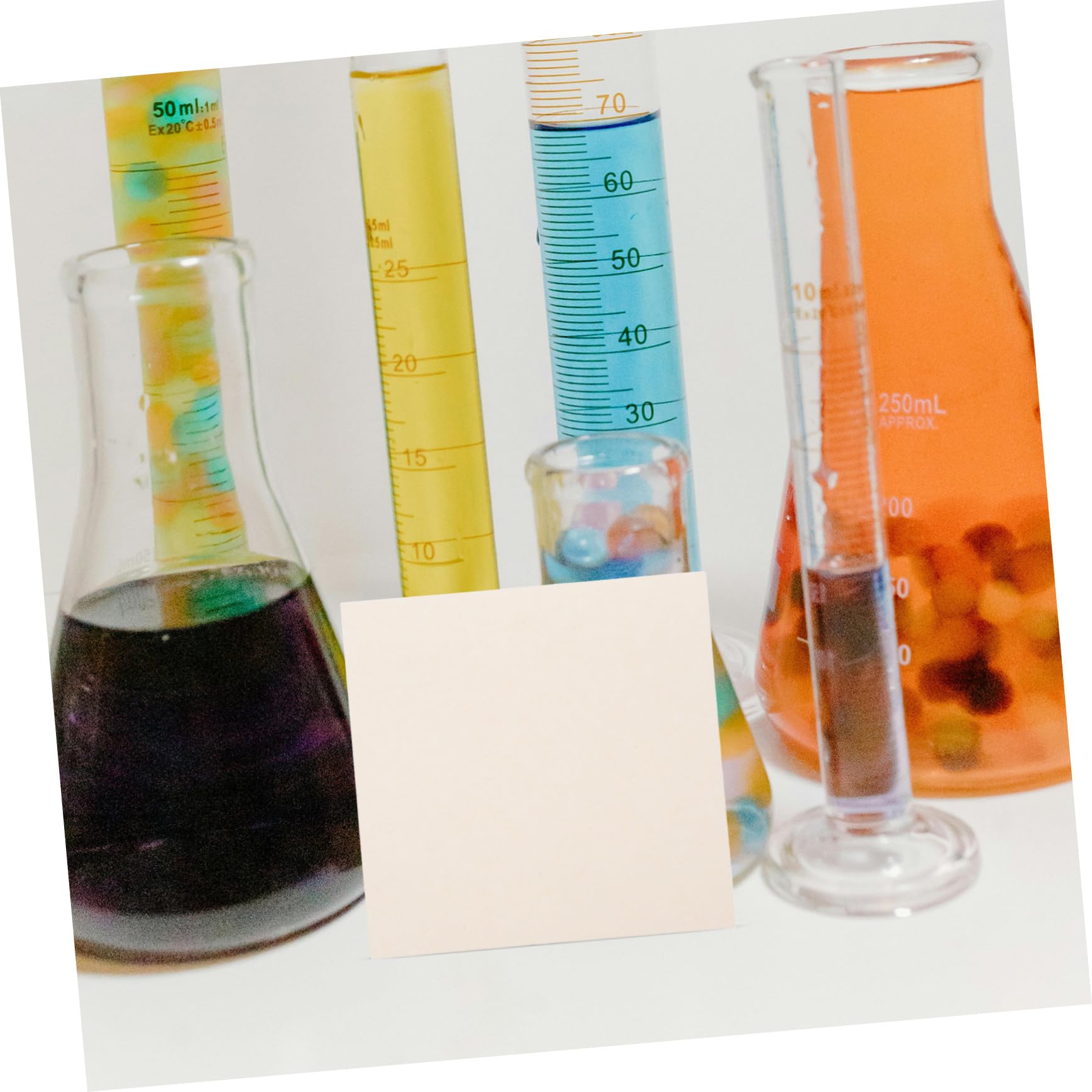 OSOLADY Science Experiment Filter Paper Assortment 100 Sheets Square Lightweight Purification Tool