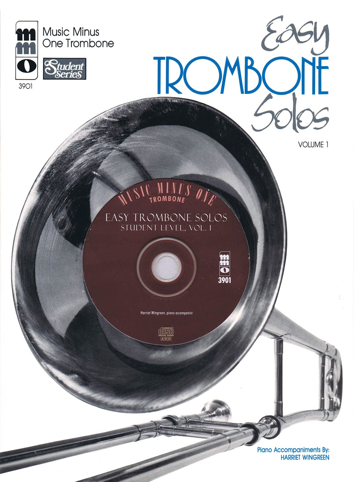 Easy Trombone Solos - Volume 1: Student Series (Music Minus One Trombone Student)