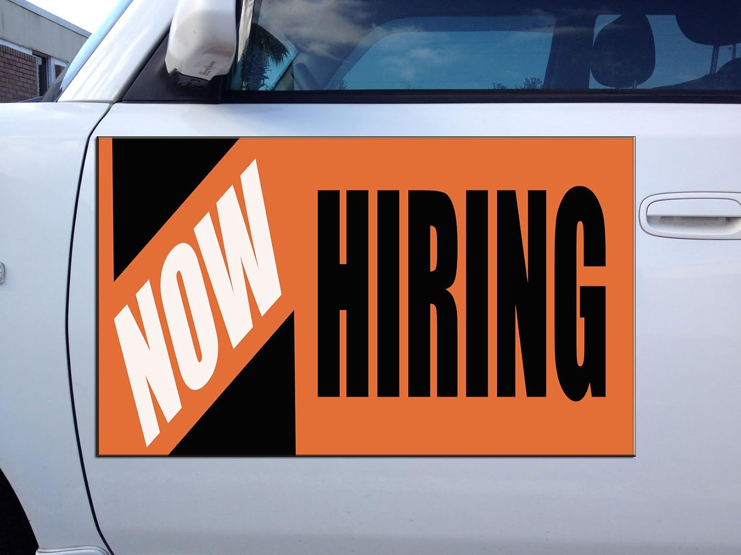 Fastasticdeals Now Hiring Style Business Car Door Magnets Magnetic Signs 12x9 Inches Set of 2