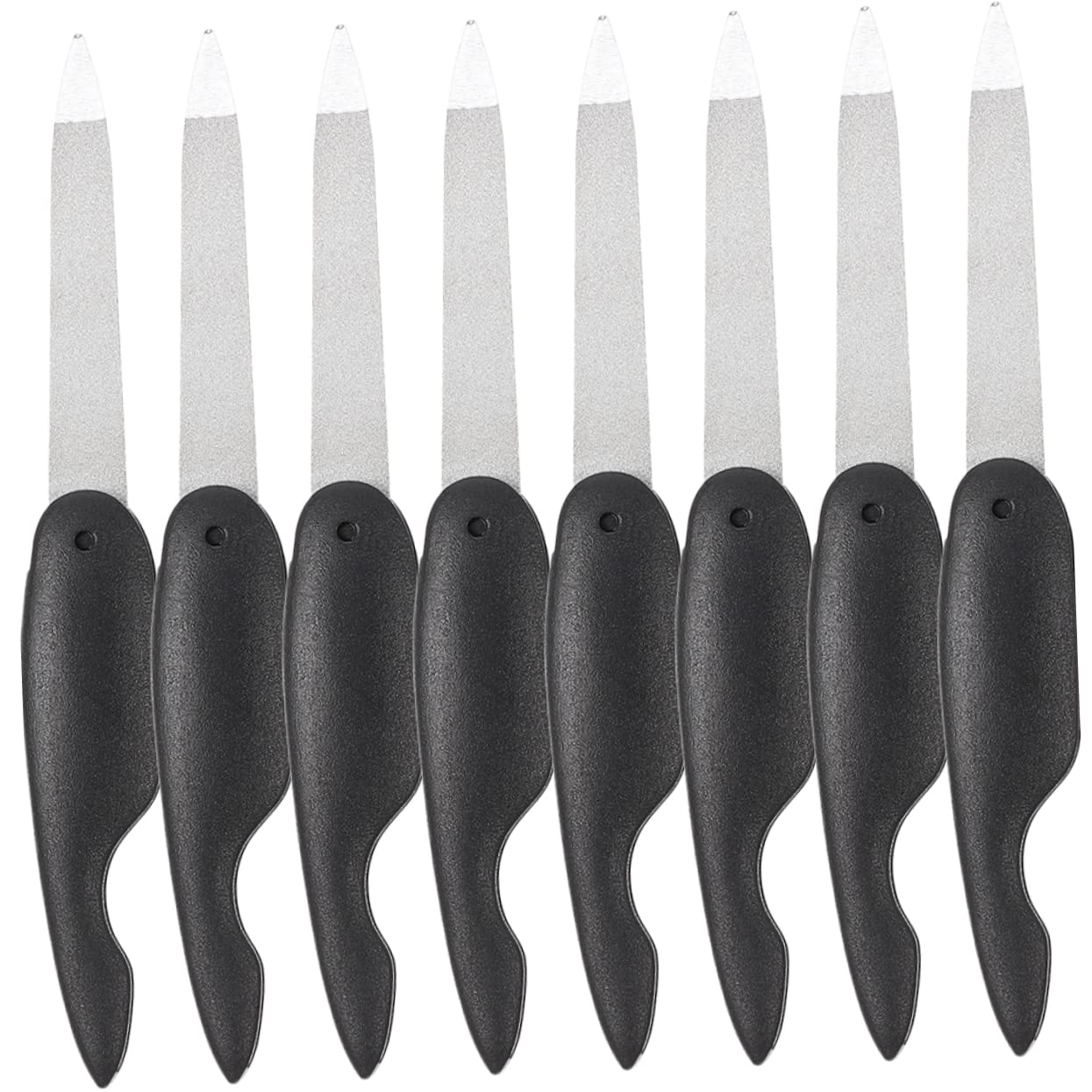 40 Piezas Lima De Uñas Plegable Uña Recortadora Uñas Postizas Almohadilla Clavos Amoladora Tijeras Pulido Bloquear Perforar Dedo Cortaúñas Uña Del Dedo Del Pie Clavo Abs Black