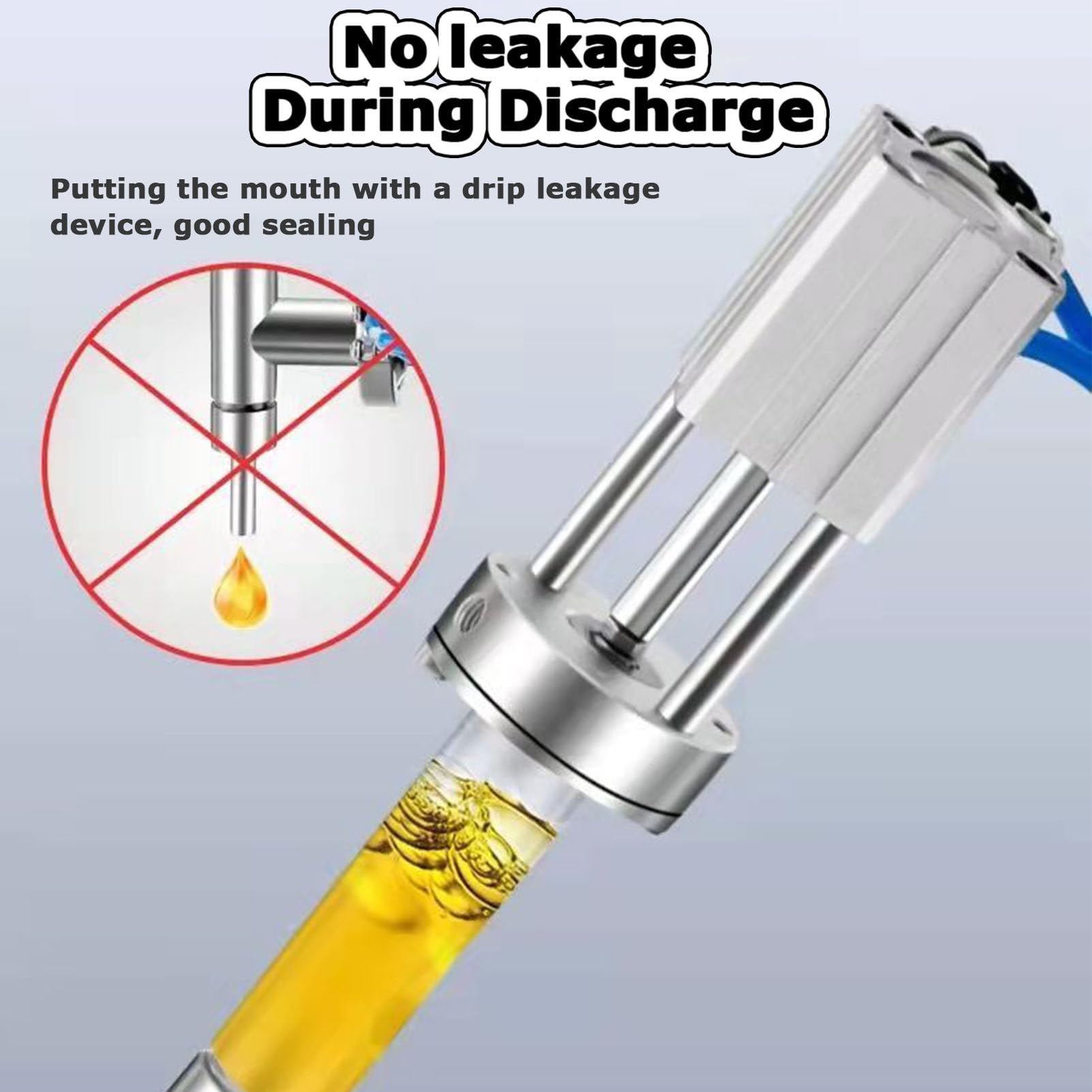 TREEYX Pneumatic Piston Filler Semi-Automatic Paste Dispenser - Manual Liquid Filling Machine for Oil Cream Lotion Honey - — view 5