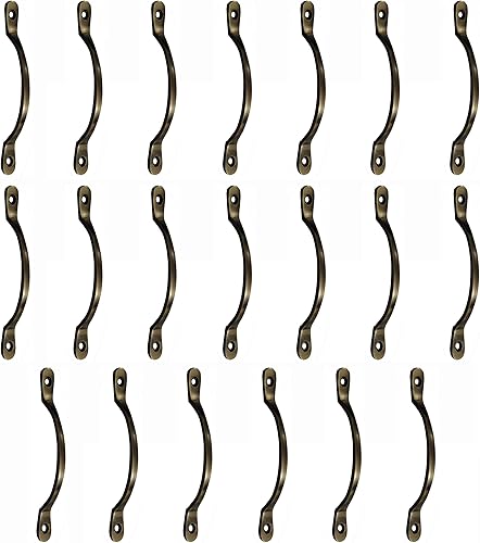 Miniatura 9 de Adonai Hardware "Keziz - Tirador de latón para gabinetecajón (20, lacado pulido)